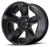 (clearance - no returns) 17x9 xd series xd811 rockstar ii all matte black 5x5/127 -12mm