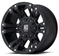 (clearance - no returns) 18x9 xd series xd822 monster ii all matte black 5x5/127 5x5.5/139.7 18mm