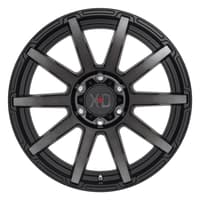 (clearance - no returns) 20x9 xd series xd847 outbreak satin black w/ gray tint 5x5/127 0mm