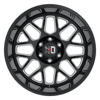 (clearance - no returns) 20x10 xd series xd849 gloss black milled 8x6.5/165 -18mm