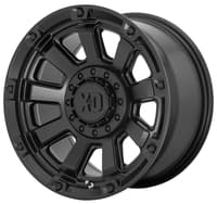 (clearance - no returns) 20x9 xd series xd852 gauntlet satin black 5x5/127 5x5.5/139.7 0mm
