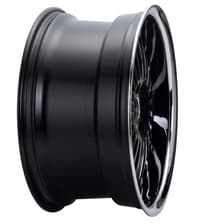 22x10.5 xix x59 gloss black w/ stainless steel chrome lip 5x4.5/114.3 38mm