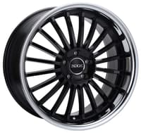 22x9 xix x59 gloss black w/ stainless steel chrome lip 5x4.5/114.3 35mm