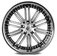 20x8.5 xix x23 gloss black w/ machined face (chrome stainless steel lip) 5x4.5/114.3 20mm