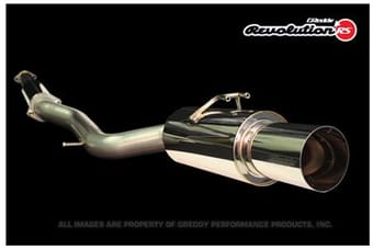 greddy 08-14 mitsubishi lancer evo x revolution exhaust 10138103 - image