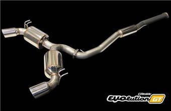 greddy 08-14 mitsubishi lancer evo x evolution gt exhaust 10138300 - image