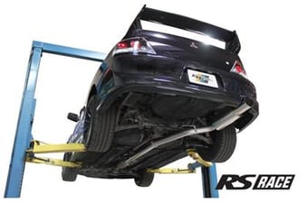 greddy 03-05 mitsubishi evo 8/9 revolution rs exhaust (us rear bumper) 10138403 - image