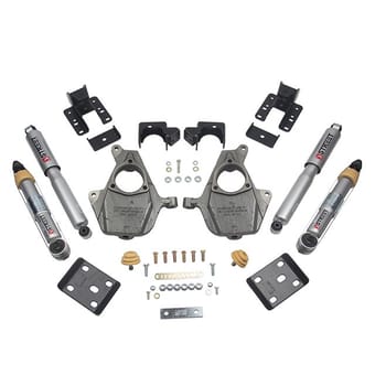 belltech lowering kit 16.5-18 chevy silverado all cab 2wd 3-4f / 5-6r 1014sp - image