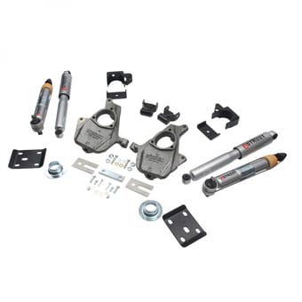 belltech lowering kit 16.5-18 chevy silverado all cab 2w 3-4f/ 7r 1015sp - image