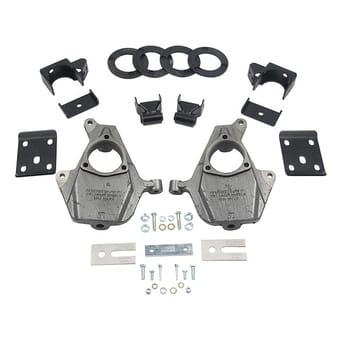 belltech lowering kit 16.5-18 chevy silverado crew cab 2wd 3-4f / 7r 1016 - image