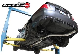 greddy 11-14 subaru wrx/sti (sedan) 76mm single side cat-back revolution rs exhaust 10168101 - image