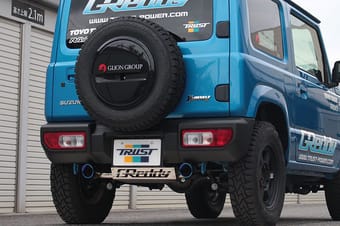 greddy 18+ suzuki jimny jb64w xross muffler g-style exhaust 10193800 - image