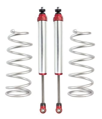afe sway-a-way 2.0in rear shock kit w/coil springs 07-09 toyota fj cruiser 102-0052-06 - image