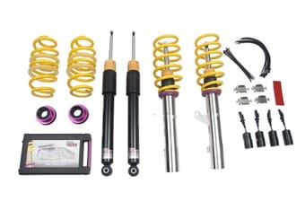 kw coilover kit v1 15+ volkswagen golf gti / gti r vii w/ dcc 1028000r - image