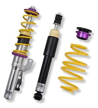 kw coilover kit v1 vw passat (3c/b6/b7) wagon; 2wd + syncro 4wd; all engines w/ dcc 10280110 - image