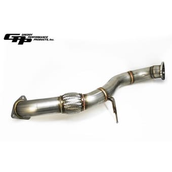 greddy 2017+ honda civic type r front over pipe 10558600 - image
