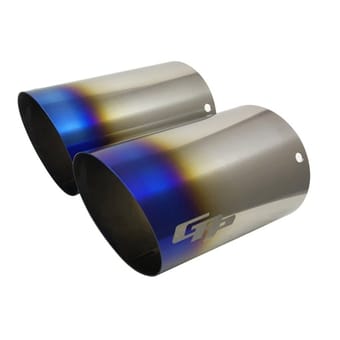 greddy dd-r burnt titanium tips l=170mm (pair) 11002602 - image