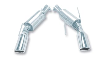borla 05-09 mustang gt 4.6l v8 ss aggressive exhaust (rear section only) 11750 - image