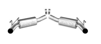 borla 10-11 chevy camaro ss coupe/convertible 6.2l 8cyl ss s-type exhaust (rear section only) 11801 - image