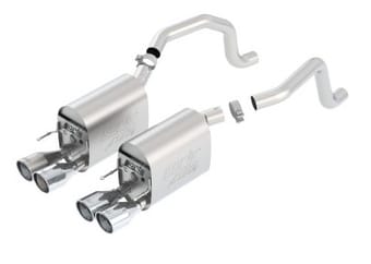 borla 09-12 chevy corvette c6 coupe/convertible 6.2l 8cyl aggressive atak exhaust 11812 - image