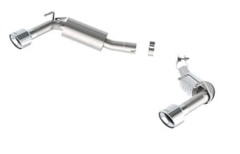 borla 14-15 camaro ss 6.2l v8 rwd single split rr exit s-type exhaust (rear section only) 11849 - image