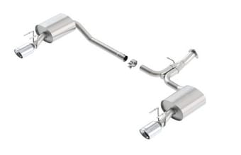 borla 13-15 honda accord coupe 3.5l fwd ss rear section single split rear exit touring exhaust 11853 - image