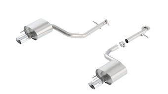 borla 14-17 lexus is 250/350 2.5l/3.5l automatic/manual trans rwd 4 door s-type axle back exhaust 11898 - image