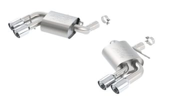 borla 16 chevy camaro 6.2l atak rear section exhaust w/o dual mode valves 11921 - image
