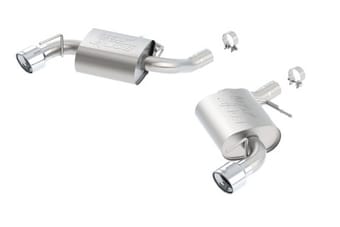 borla 2016 camaro 6.2l v8 w/o npp rear section atak exhaust 11923 - image