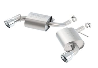 borla 2016 chevy camaro 2.0l turbo at/mt s-type rear section exhaust 11933 - image