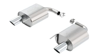 borla 15-22 ford mustang ecoboost at/mt rear section atak exhaust 11939 - image