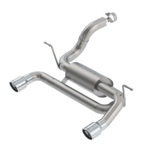 borla 18-19 jeep wrangler jl/jlu 2.0l 4cyl 2dr/4dr axle back exhaust s-type w/ 3.5in tips 11963 - image