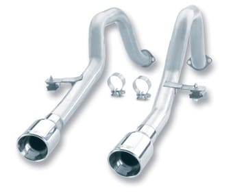 borla 97-04 chevrolet corvette 5.7l 8cyl rwd very aggressive catback exhaust - off-road/racing 12649 - image