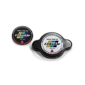 greddy type-s no relief radiator cap most nissan / subaru / mazda / mitsubishi / some toyota - black 13911008 - image