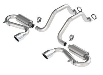borla 97-04 c5 corvette (incl z06) 5.7l v8 at/mt aggressive stinger cat-back exhaust 140017 - image
