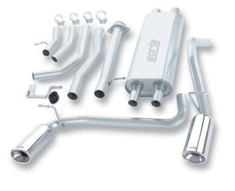 borla 03-06 hummer h2 6.0l 8cyl ss catback exhaust 140037 - image