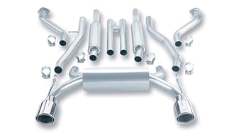 borla 03-08 350z true dual cat-back exhaust 2boxes 140045 - image