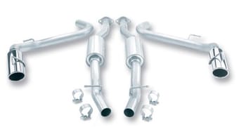 borla 99-04 ford mustang svt cobra agressive ss catback exhaust 140052 - image
