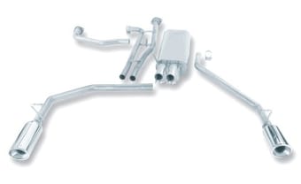borla 04-15 nissan titan 5.6l-v8 2&4wd catback exhaust system 140079 - image