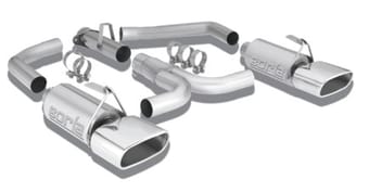 borla 86-91 corvette 5.7l 8cyl s-type ss catback exhaust 140082 - image