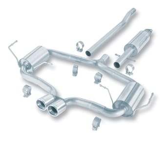 borla 04-06 mini cooper s (incl. convertible) aggressive cat-back 140119 - image