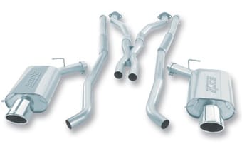 borla 04-06 cadillac cts v 6.0l 8cyl ss catback exhaust 140126 - image