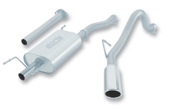 borla 05-12 toyota tacoma 4.0l at/mt 2/4wd cc/sh ec/lb 2&4dr catback exhaust 140160 - image