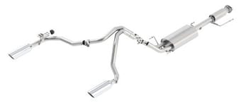 borla 07-09 toyota fj cruiser 4.0l v6 catback exhaust single split rear exit 140200 - image