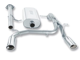 borla 08 hummer h2 base catback exhaust 140258 - image