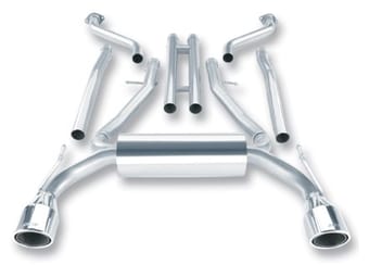 borla 08-13 infiniti g37 (coupe only/2wd only) cat-back exhaust (vq37vhr) 140260 - image