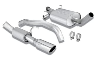 borla 08-12 toyota sequoia sr5/platinum/ltd 5.7l 8cyl at 6spd rwd/4wd ss catback exhaust 140277 - image