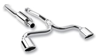 borla 08-14 mitsubishi evo x catback exhaust 140285 - image