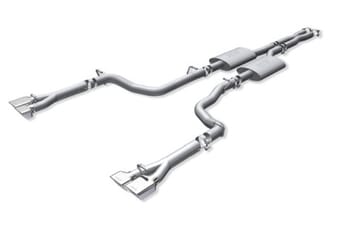borla 09-10 dodge challenger srt-8 6.1l catback exhaust 140286 - image