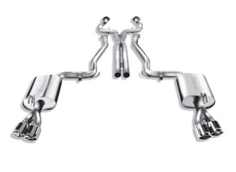 borla 08-09 pontiac g8/gt 6.0l 8cyl ss catback exhaust w/ x pipe 140287 - image